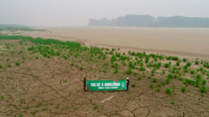 Seca no Baixo Madeira. Foto: Luis Gabriel / MAB.