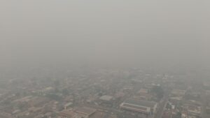 Porto Velho sob fumaça