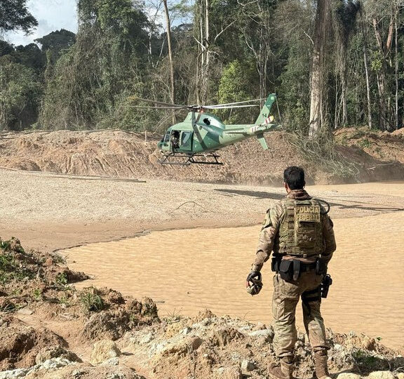 Operação do IBAMA e Polícia Federal mira em garimpo ilegal em Terras Indígenas em RO